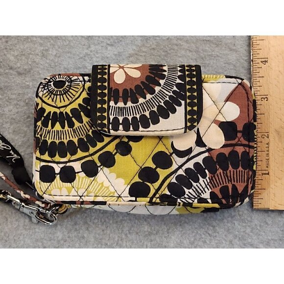 Vera Bradley Cocoa Moss Wristlet Travel Wallet - Picture 7 of 8